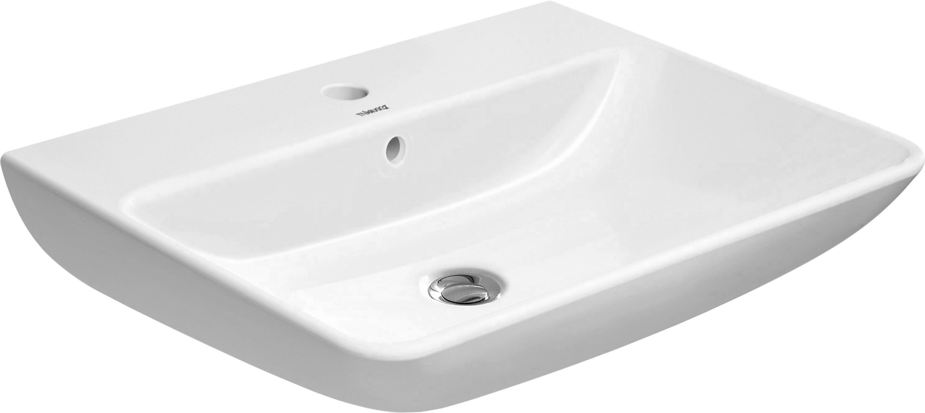 Duravit ME by Starck umyvadlo 65x49 cm obdélníkový klasický bílá 2335650000