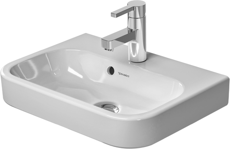 Duravit Happy D.2 umyvadlo 50x36 cm půlkruhový nábytkový bílá 0710500000