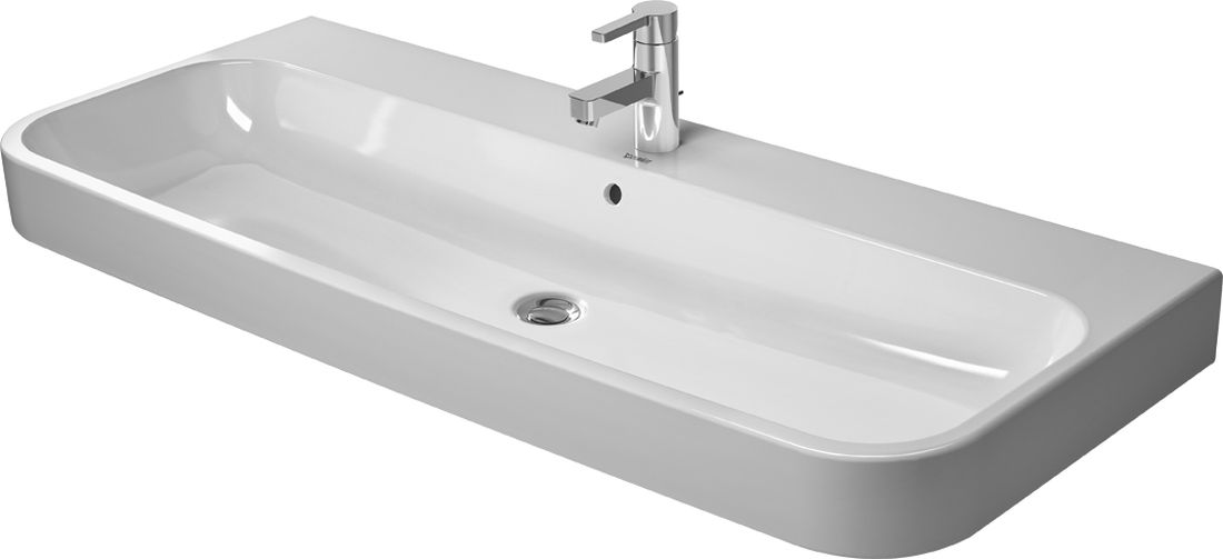 Duravit Happy D.2 umyvadlo 120x50.5 cm obdélníkový klasický-nábytkový bílá 2318120027