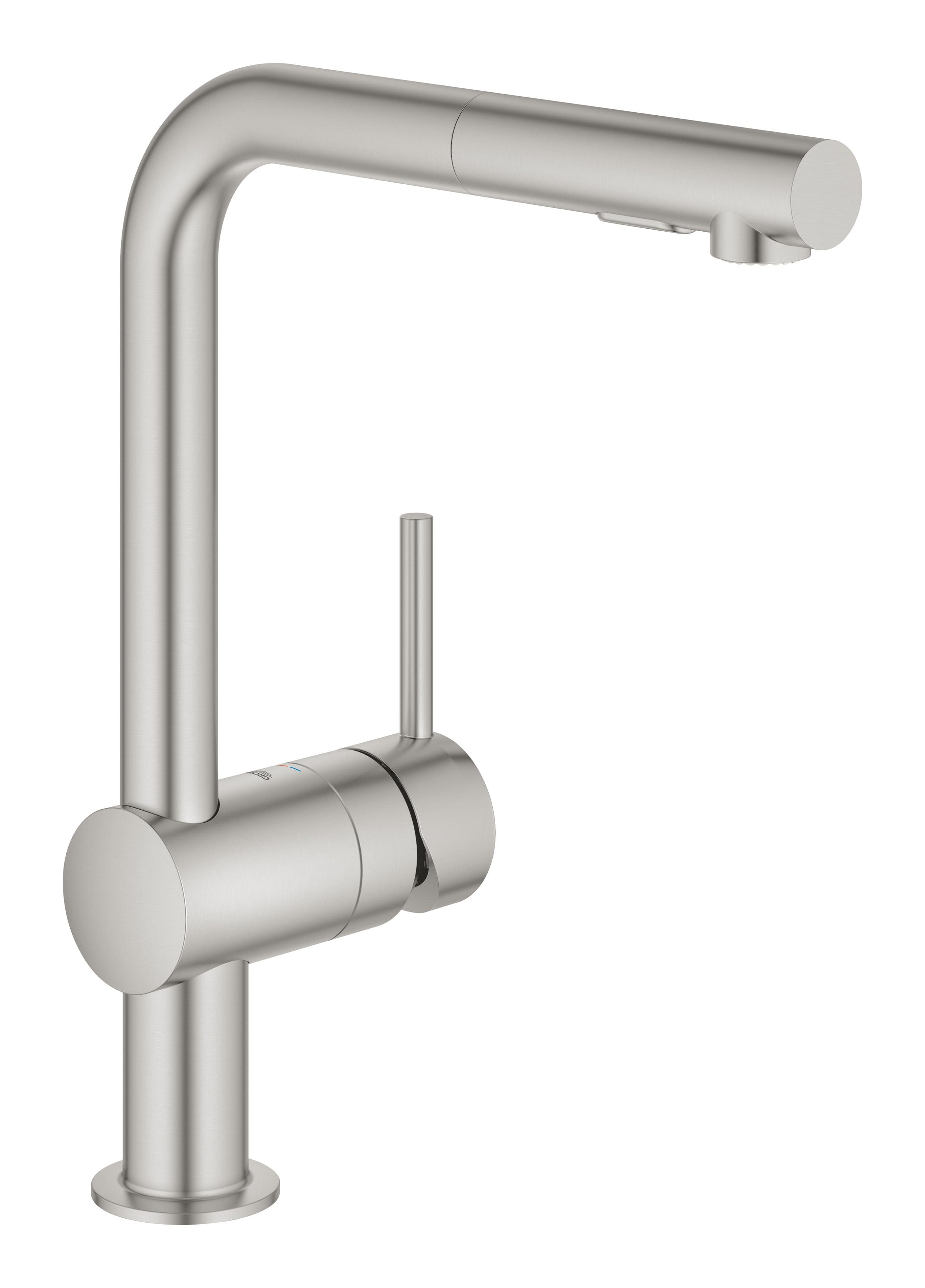 Grohe Minta kuchyňská baterie stojící ušlechtilá ocel 30274DC0