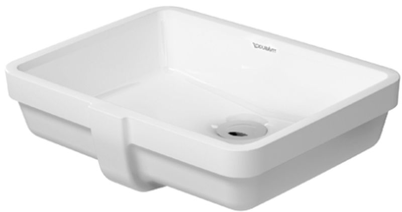 Duravit Vero umyvadlo 43x31.5 cm obdélníkový pod pult bílá 03304300001