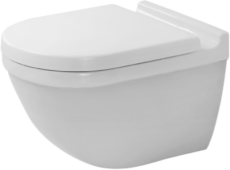 Duravit Starck 3 wc mísa se sedátkem s pomalým sklápěním závěsná ano bílá lesk 45270900A1