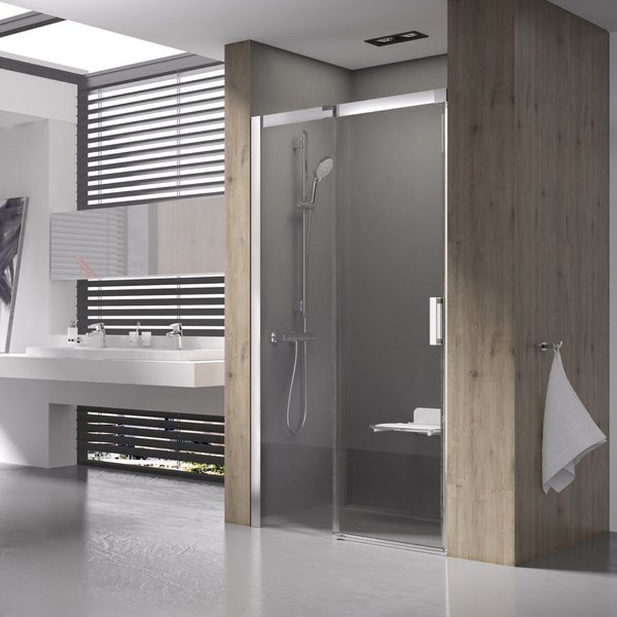 Ravak Matrix sprchové dveře 120 cm posuvné hliník lesk/průhledné sklo 0WLG0C00Z1