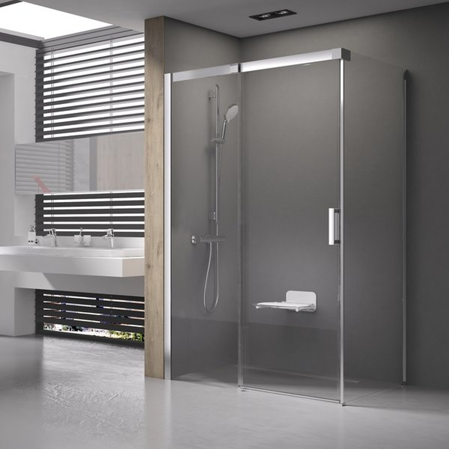 Ravak Matrix sprchový kout 100x80 cm obdélníkový bílá lesk/průhledné sklo 0WLA4100Z1