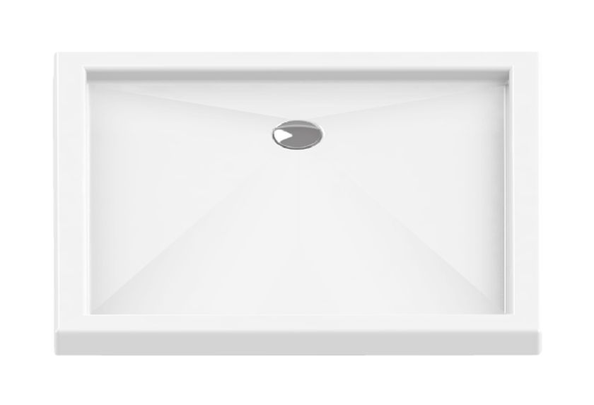 New Trendy Cantare obdélníková sprchová vanička 120x80 cm bílá B-0142