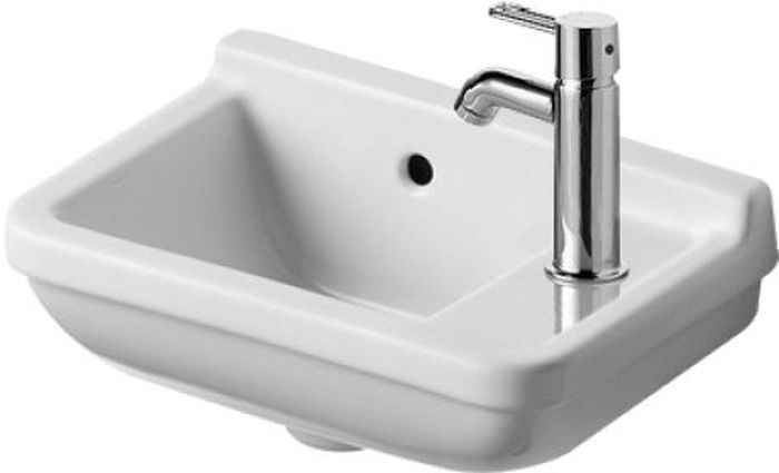 Duravit Starck 3 umyvadlo 40x26 cm obdélníkový klasický bílá 07514000001