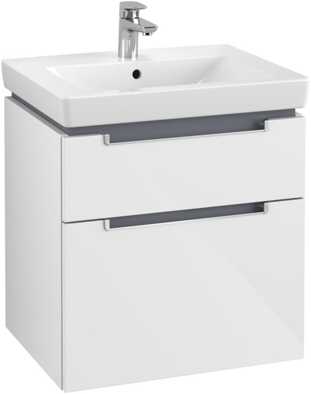 Villeroy & Boch Subway 2.0 skříňka 58.7x45.4x59 cm pod umyvadlo závěsná bílá A90900DH