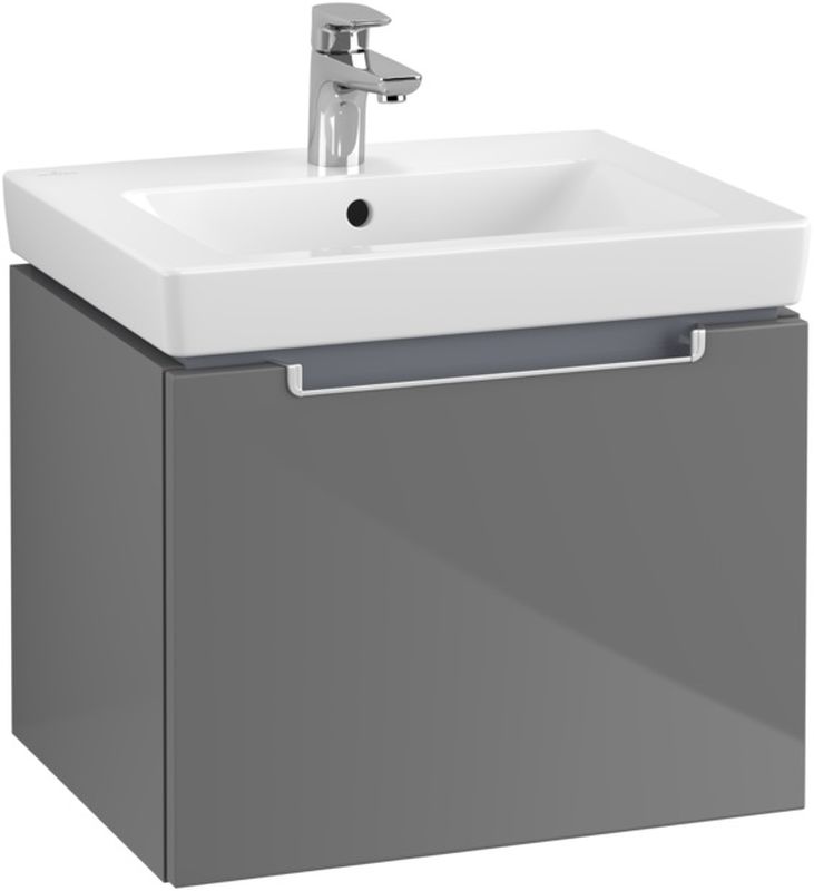 Villeroy & Boch Subway 2.0 skříňka 53.7x42.3x42 cm pod umyvadlo závěsná šedá A68600FP