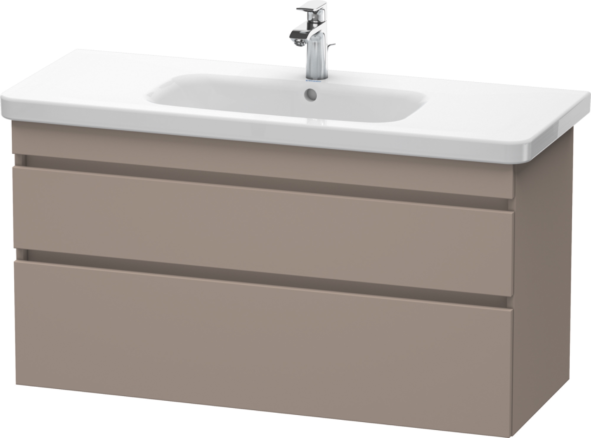 Duravit DuraStyle skříňka 113x44.8x61 cm pod umyvadlo závěsná šedá DS649504343