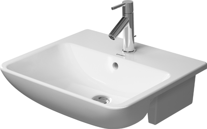 Duravit ME by Starck umyvadlo 55x45.5 cm půlkruhový bílá 378550000