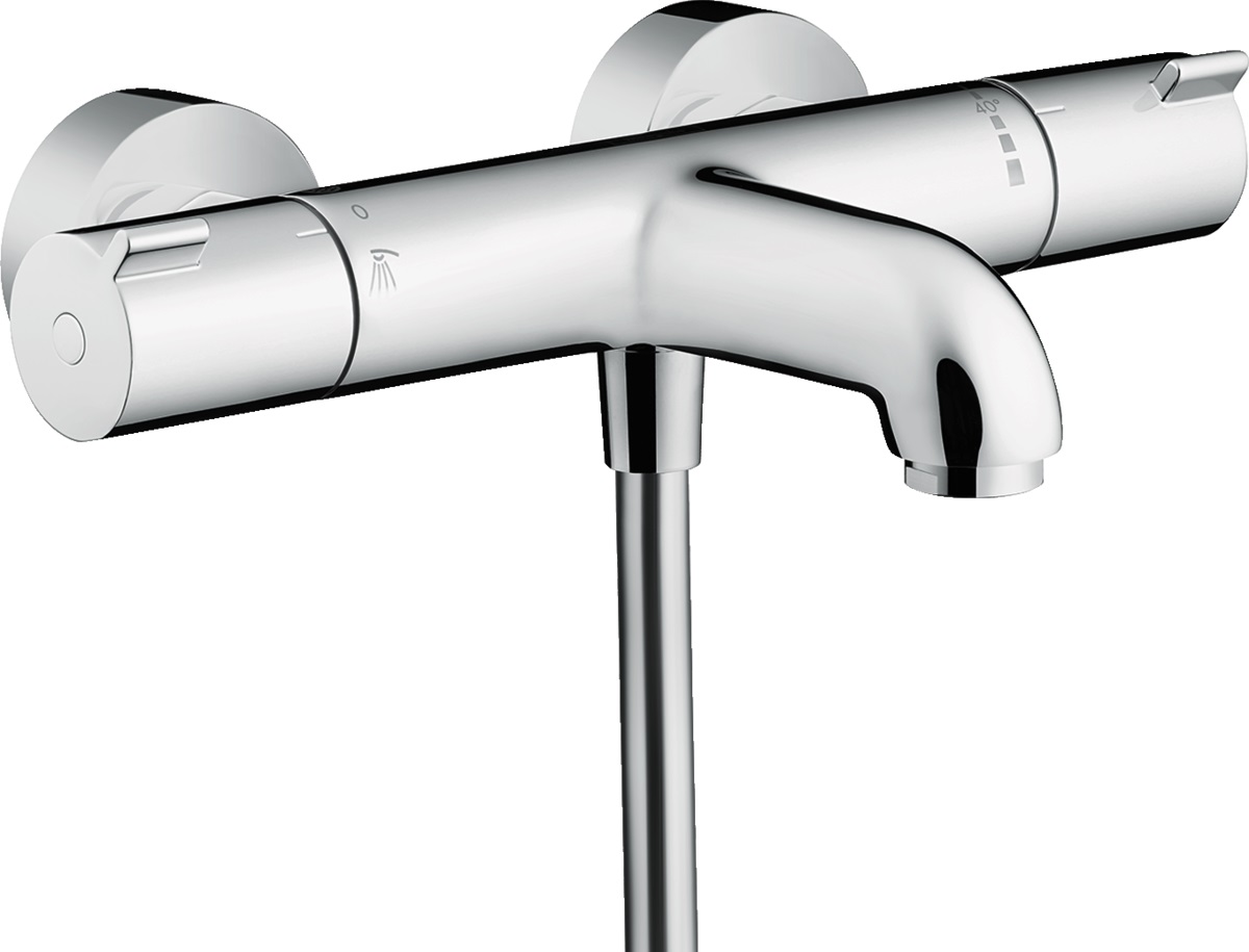 Hansgrohe Ecostat vanová baterie na stěnu s termostatem chrom 13201000