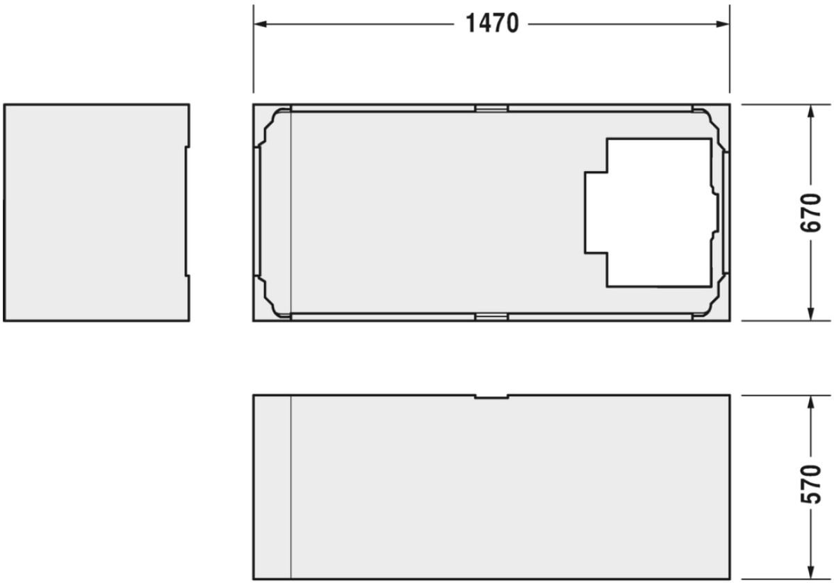 Duravit Starck obklad vany 791439000000000