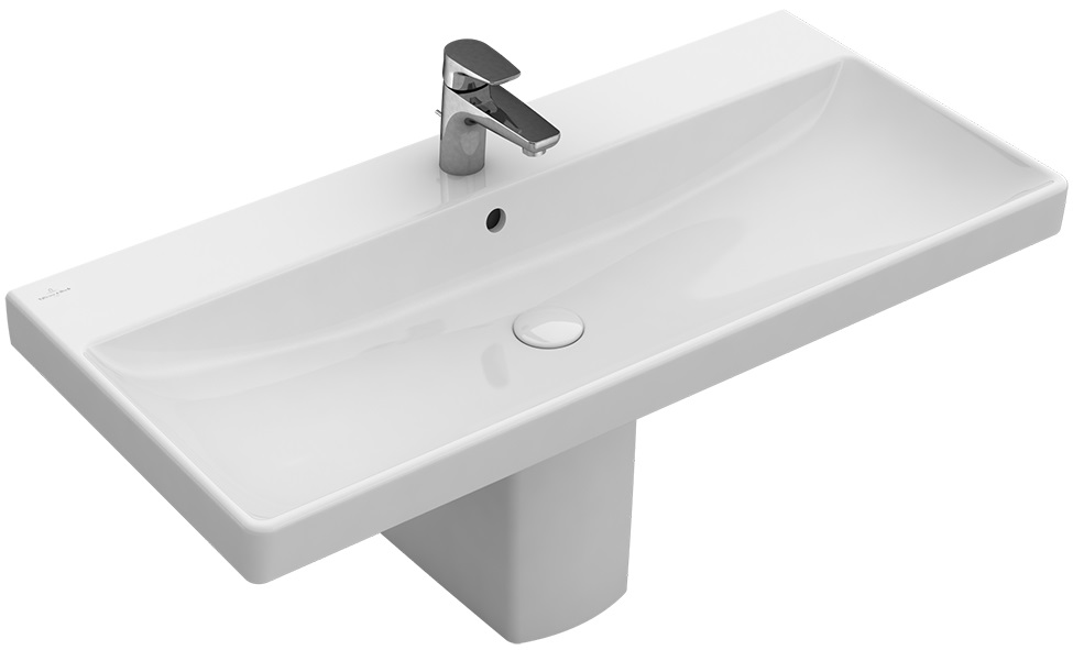 Villeroy & Boch Avento umyvadlo 80x47 cm obdélníkový klasický-nábytkový bílá 41568001