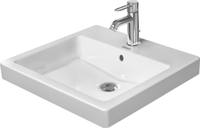 Duravit Vero umyvadlo 50x46.5 cm obdélníkový zápustný bílá 03155000001