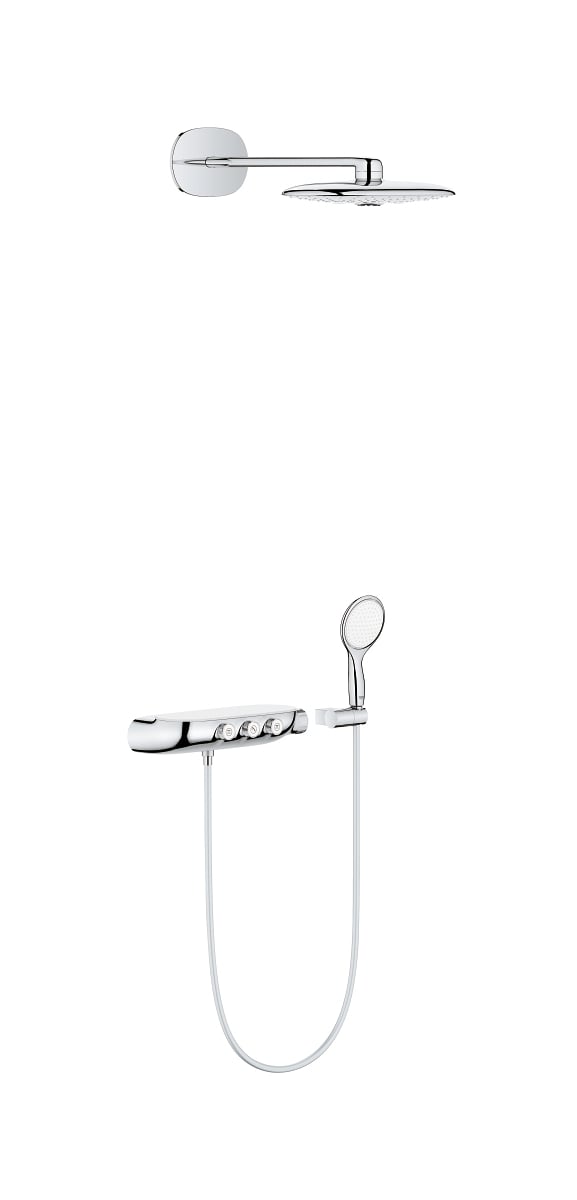Grohe Rainshower sprchová sada pod omítku s termostatem s dešťovou sprchou StarLight Chrome 26443000