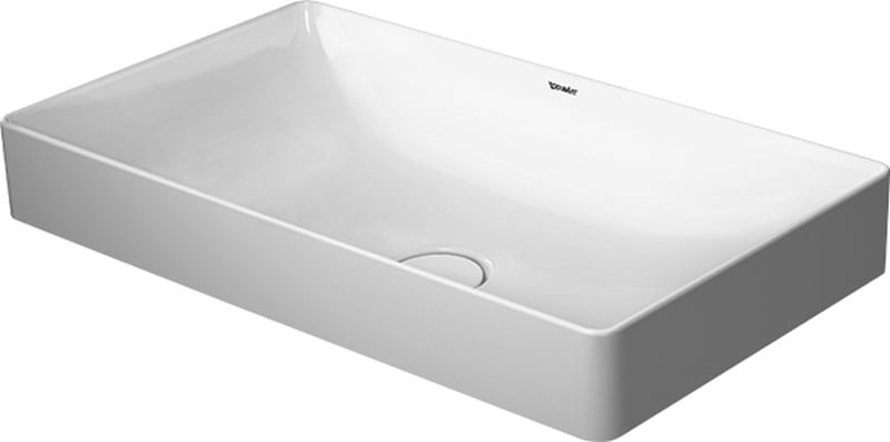 Duravit DuraSquare umyvadlo 60x34.5 cm obdélníkový na pult bílá 2355600000