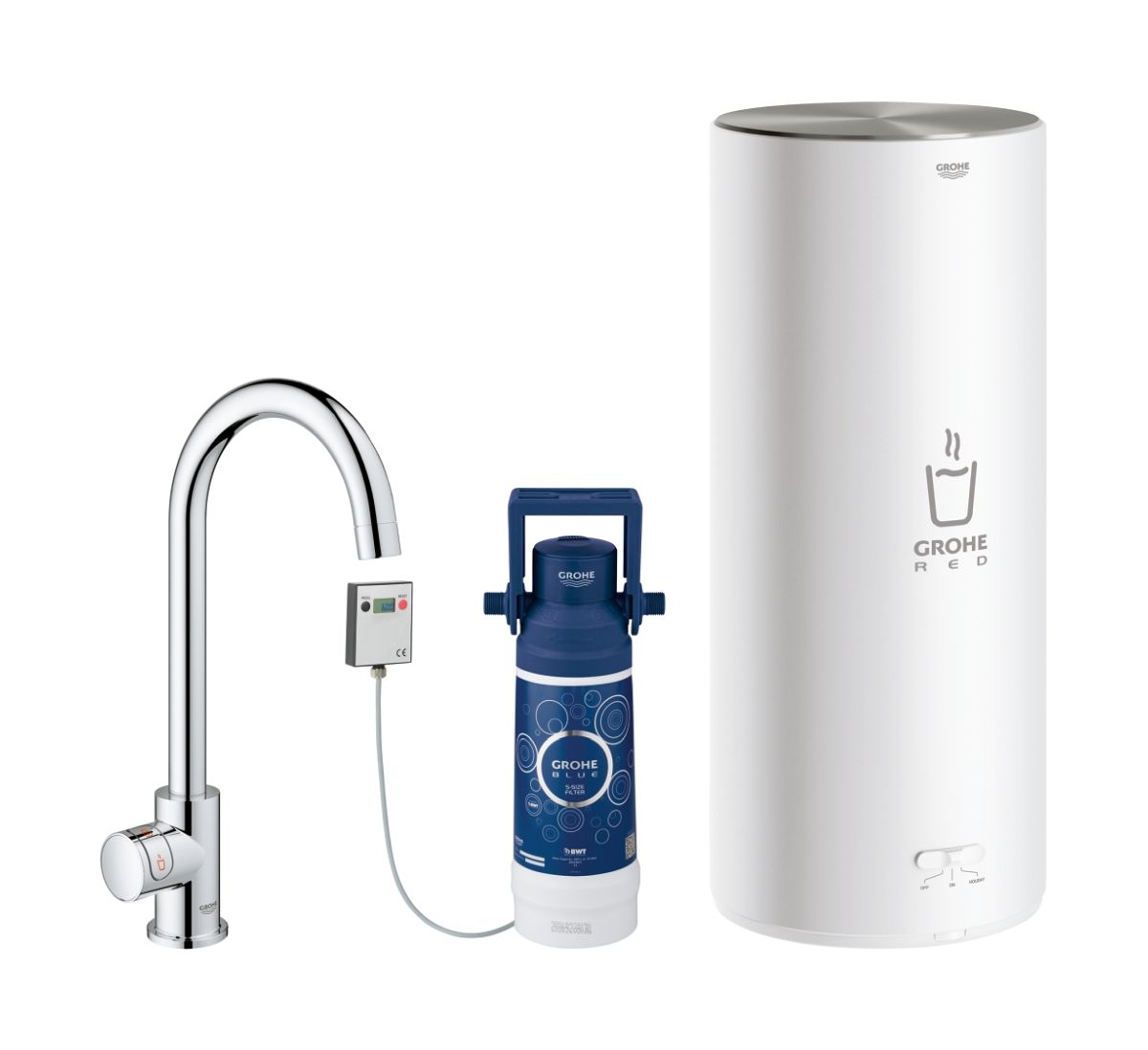 Grohe Red kuchyňský ventil stojící chrom 30080001