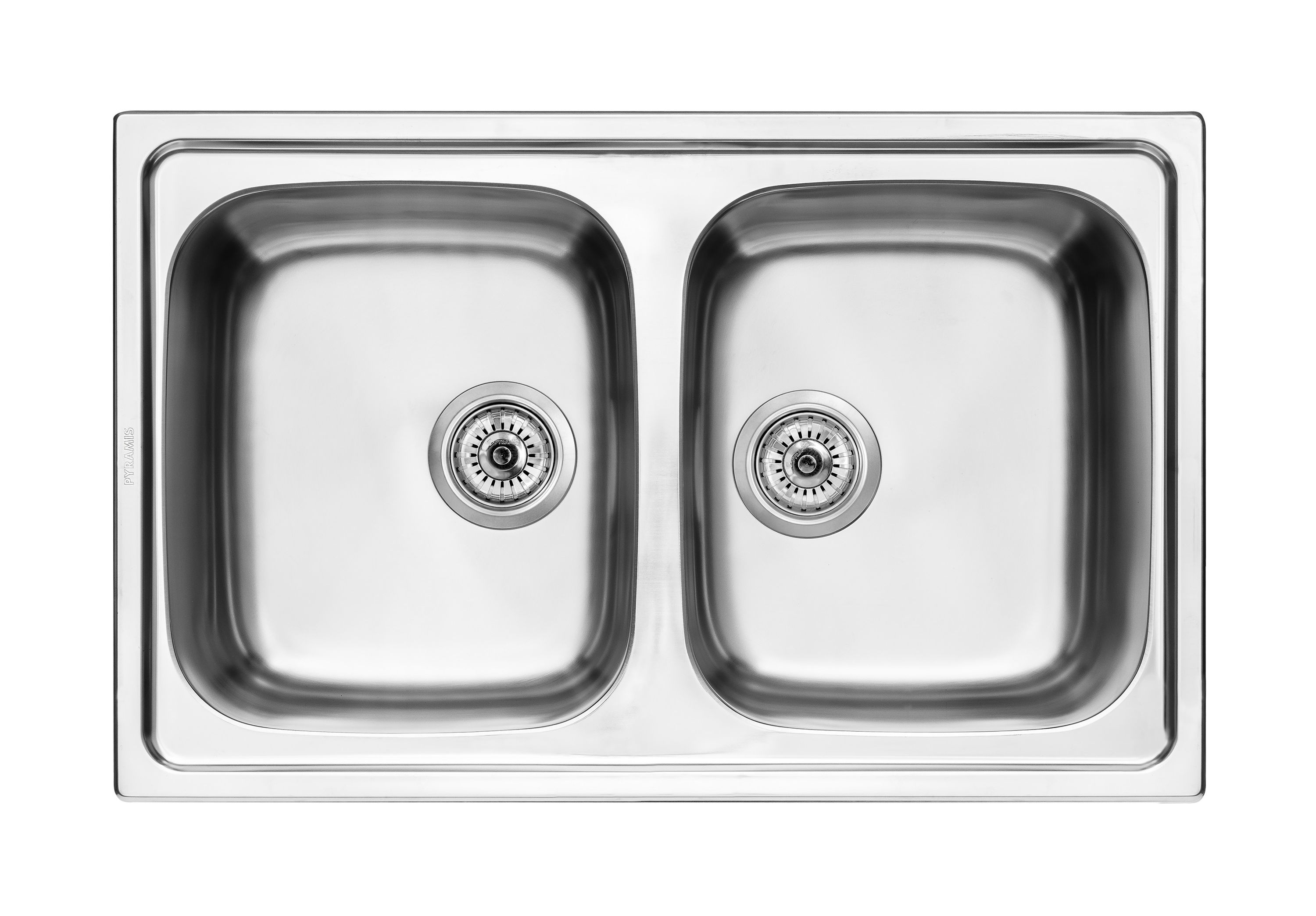 Pyramis Athena ocelový dřez 79x50 cm 107165101