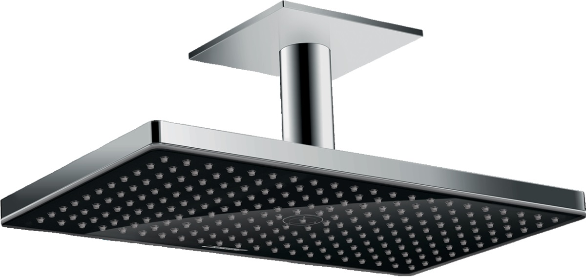 Hansgrohe Rainmaker Select hlavová sprcha 46.6x27 cm obdélníkový chrom-černá 24002600