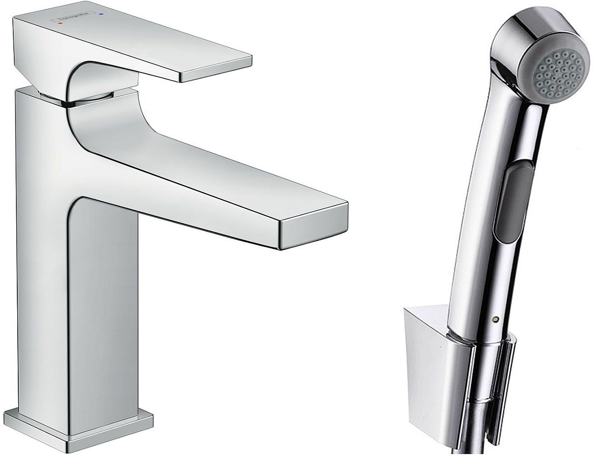 Hansgrohe Metropol umyvadlová baterie s hlavicí typu bidetta stojící chrom 32522000