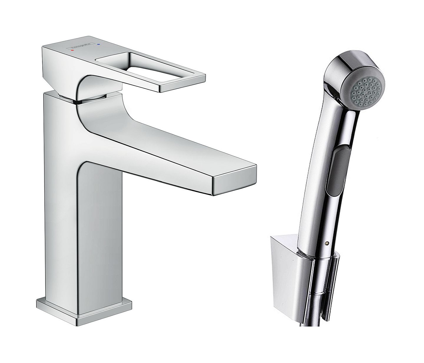Hansgrohe Metropol umyvadlová baterie s hlavicí typu bidetta stojící chrom 74522000