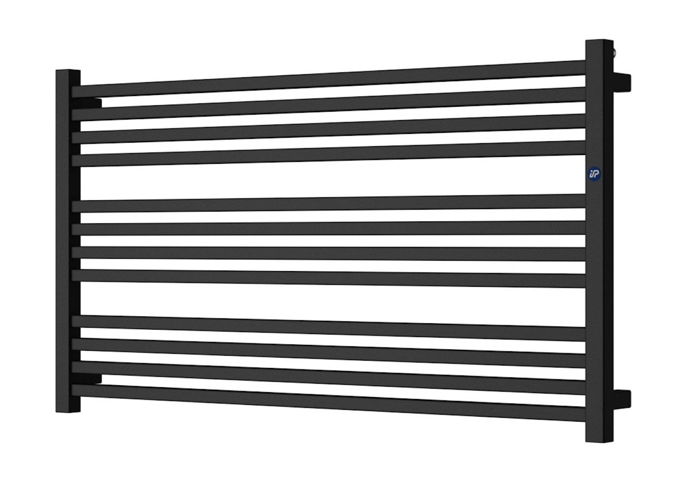 Instal Projekt Stick Level koupelnový radiátor designově 55.5x100 cm černá STIL-100/60ZNC31