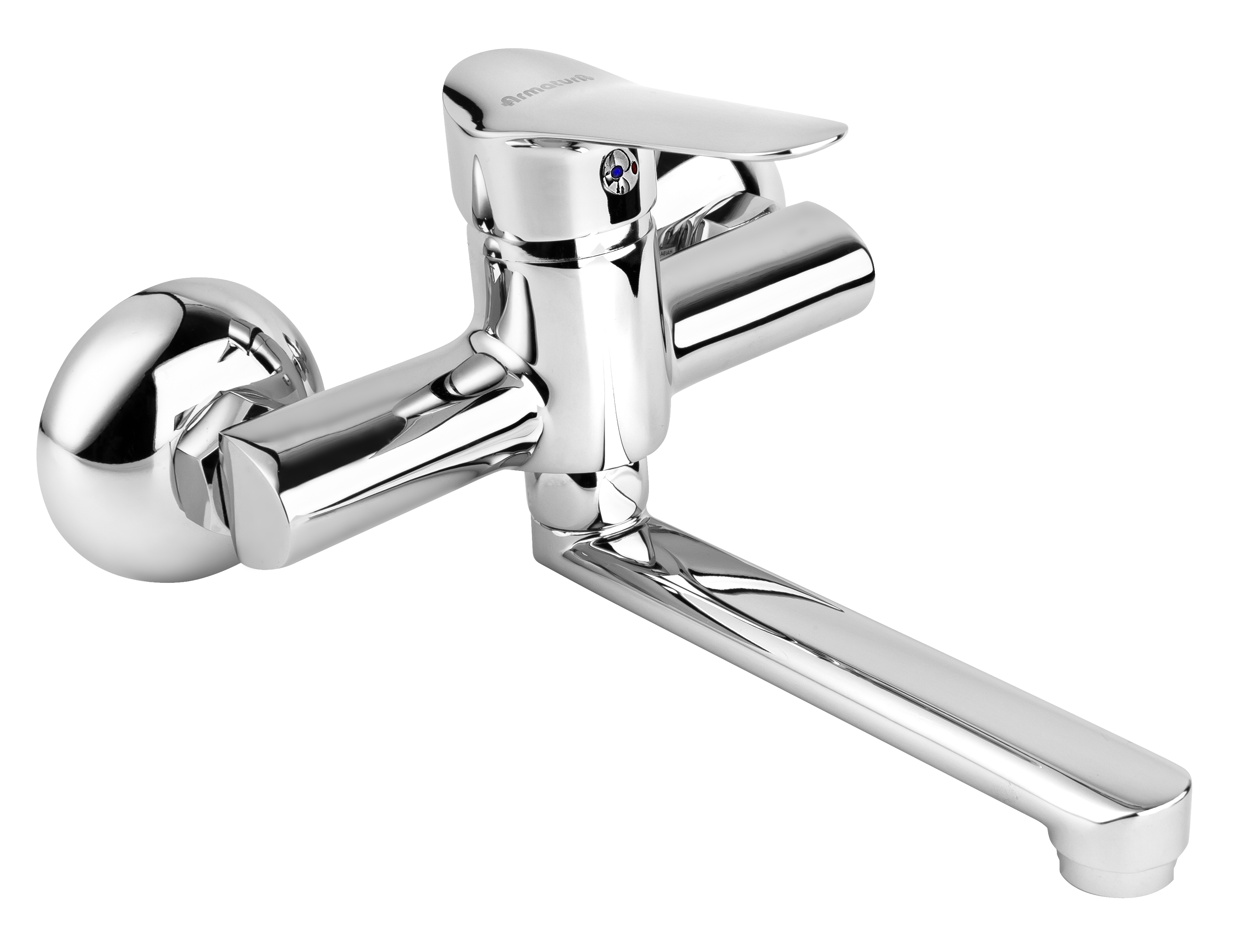 KFA Armatura Leonit umyvadlová baterie na stěnu chrom 5310-810-00