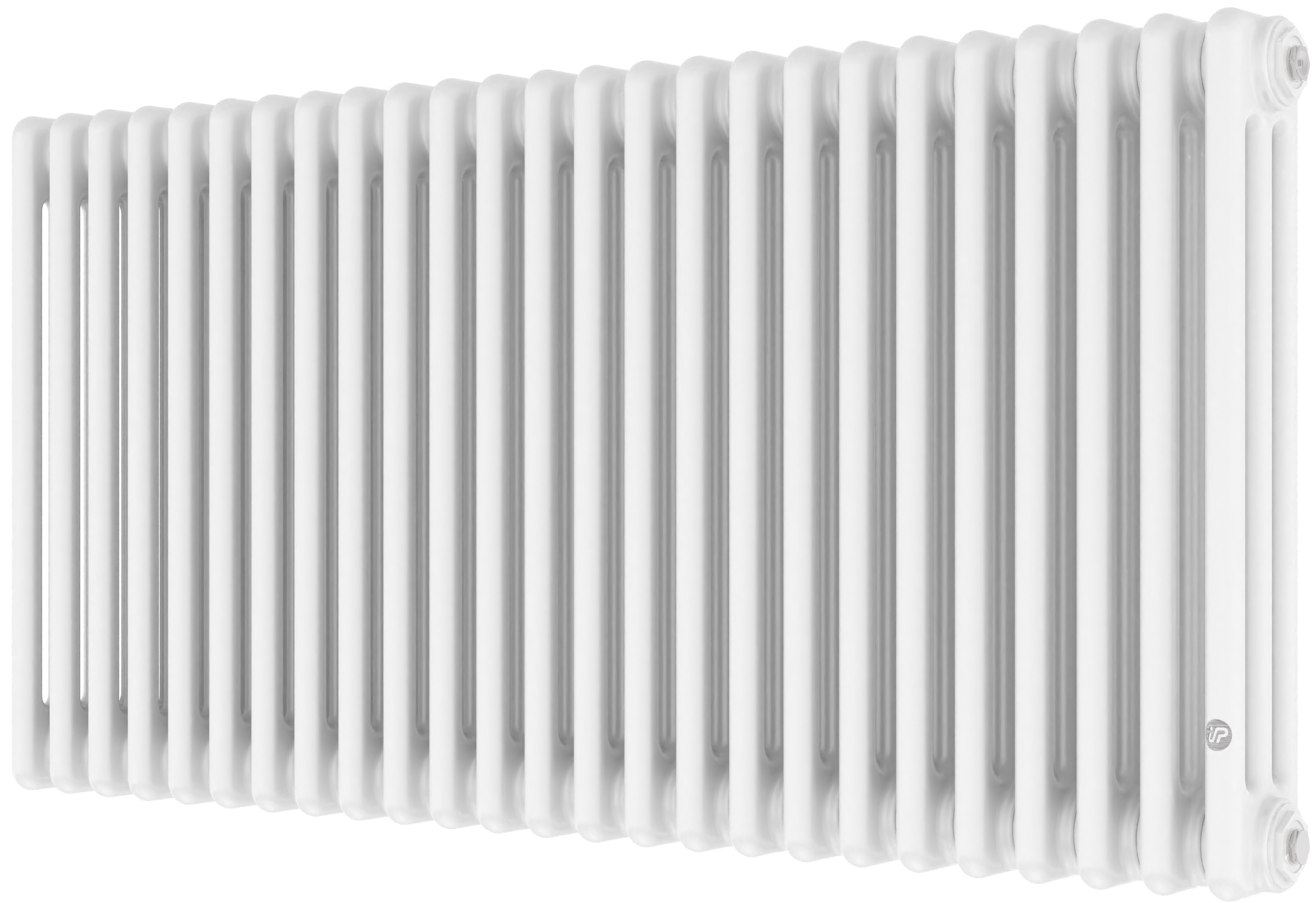 Instal Projekt Tubus 3 pokojový radiátor 57x114.5 cm podłączenie spodní bílá TUB3-050/25V