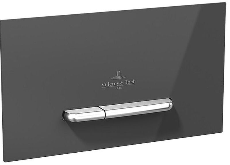 Villeroy & Boch ViConnect splachovací tlačítko pro WC černá 922160RB