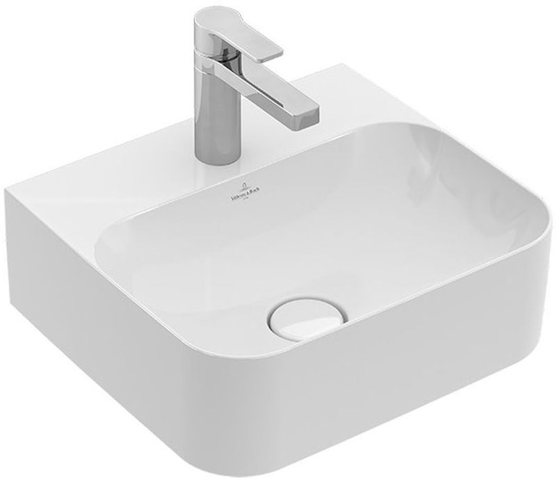 Villeroy & Boch Finion umyvadlo 43x39 cm obdélníkový klasický-nábytkový-na pult bílá 43644LR1