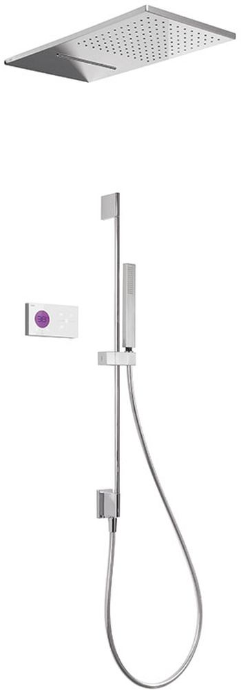 Tres Shower Technology sprchová sada pod omítku s termostatem ano chrom-bílá 092.863.07