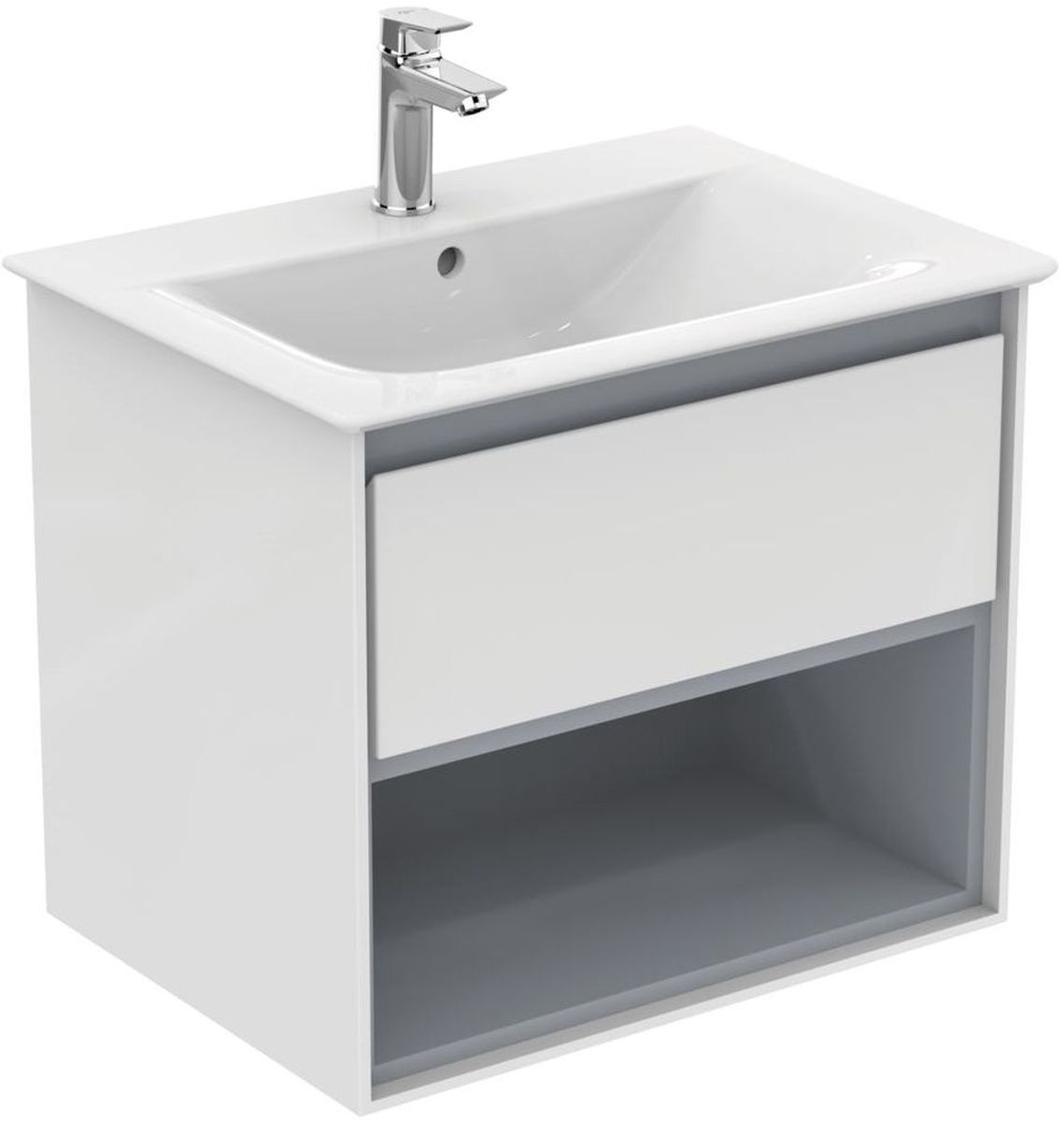 Ideal Standard Connect Air skříňka 60x44x51.7 cm pod umyvadlo závěsná bílá E0826B2