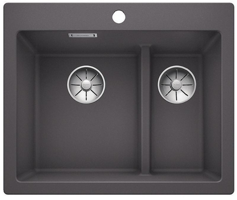Blanco Pleon 6 Split granitový dřez 61.5x51 cm šedá/grafitová/onyx 521690