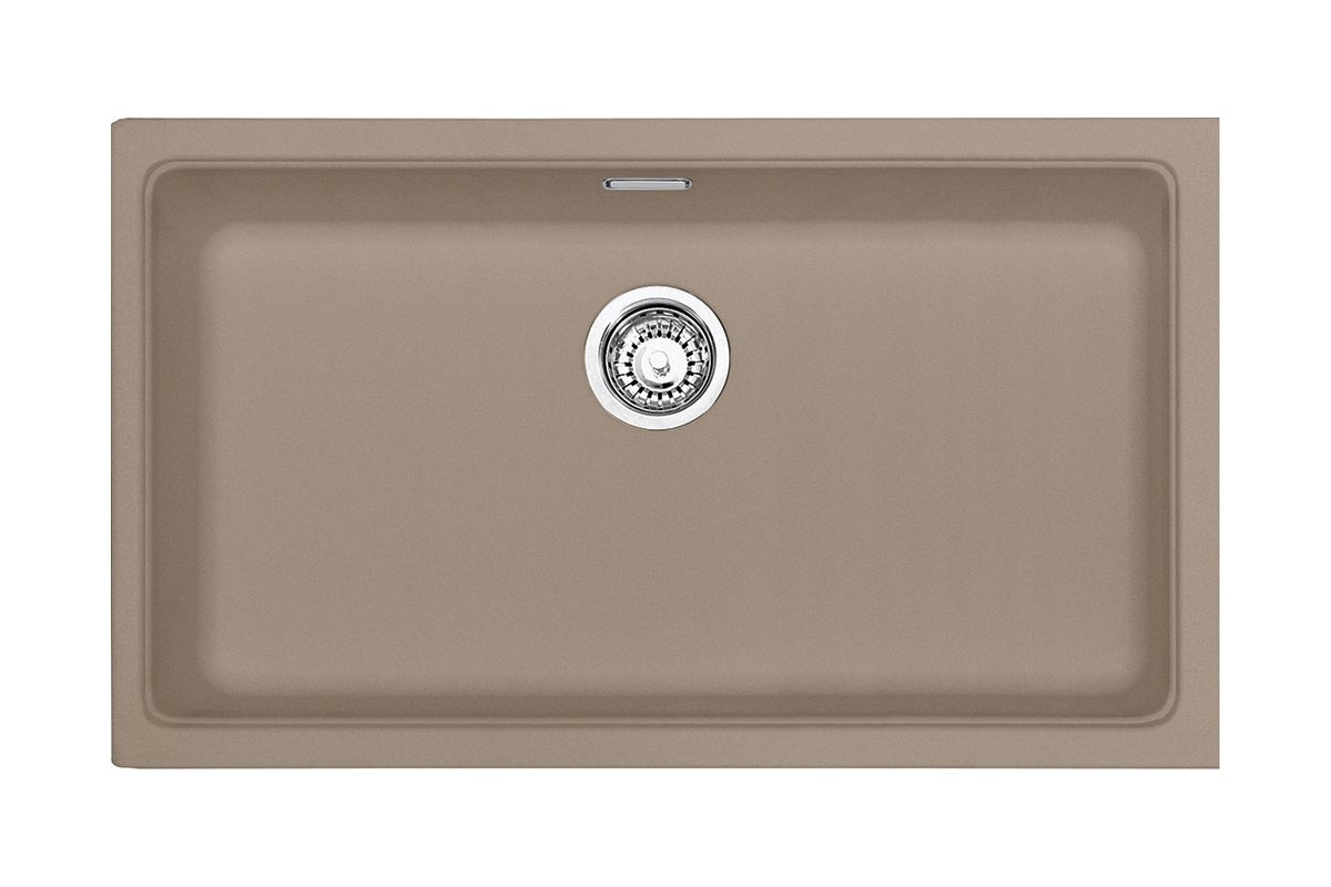 Franke Kubus KBG 110-70 zlewozmywak 80,2x46 cm z Fragranitu+ cappuccino 125.0499.034