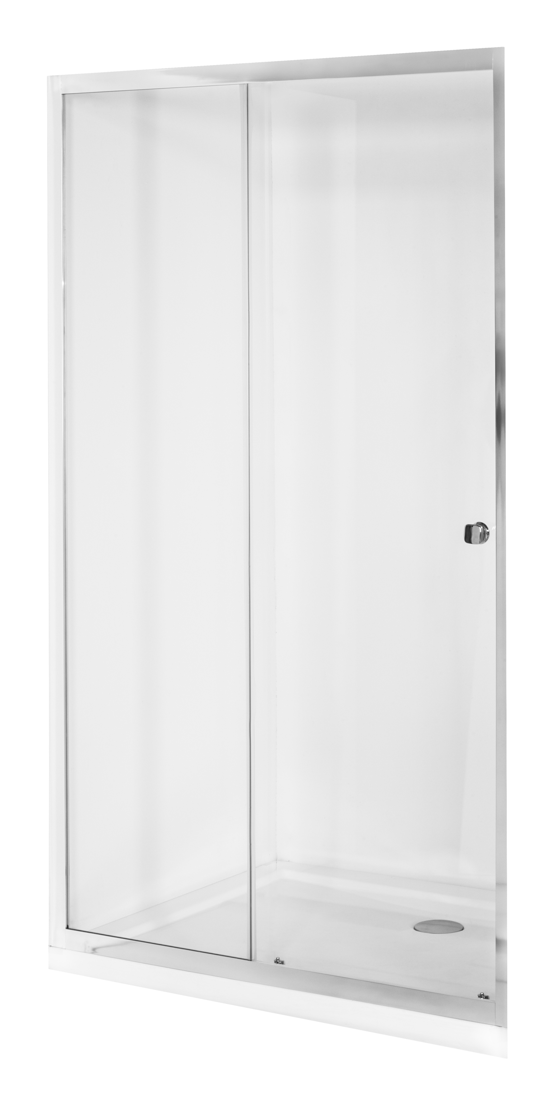 Besco Duo Slide sprchové dveře 120 cm posuvné chrom lesk/průhledné sklo DDS-120