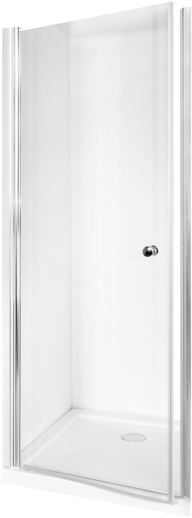 Besco Sinco sprchové dveře 90 cm sklopné chrom lesk/průhledné sklo DS-90