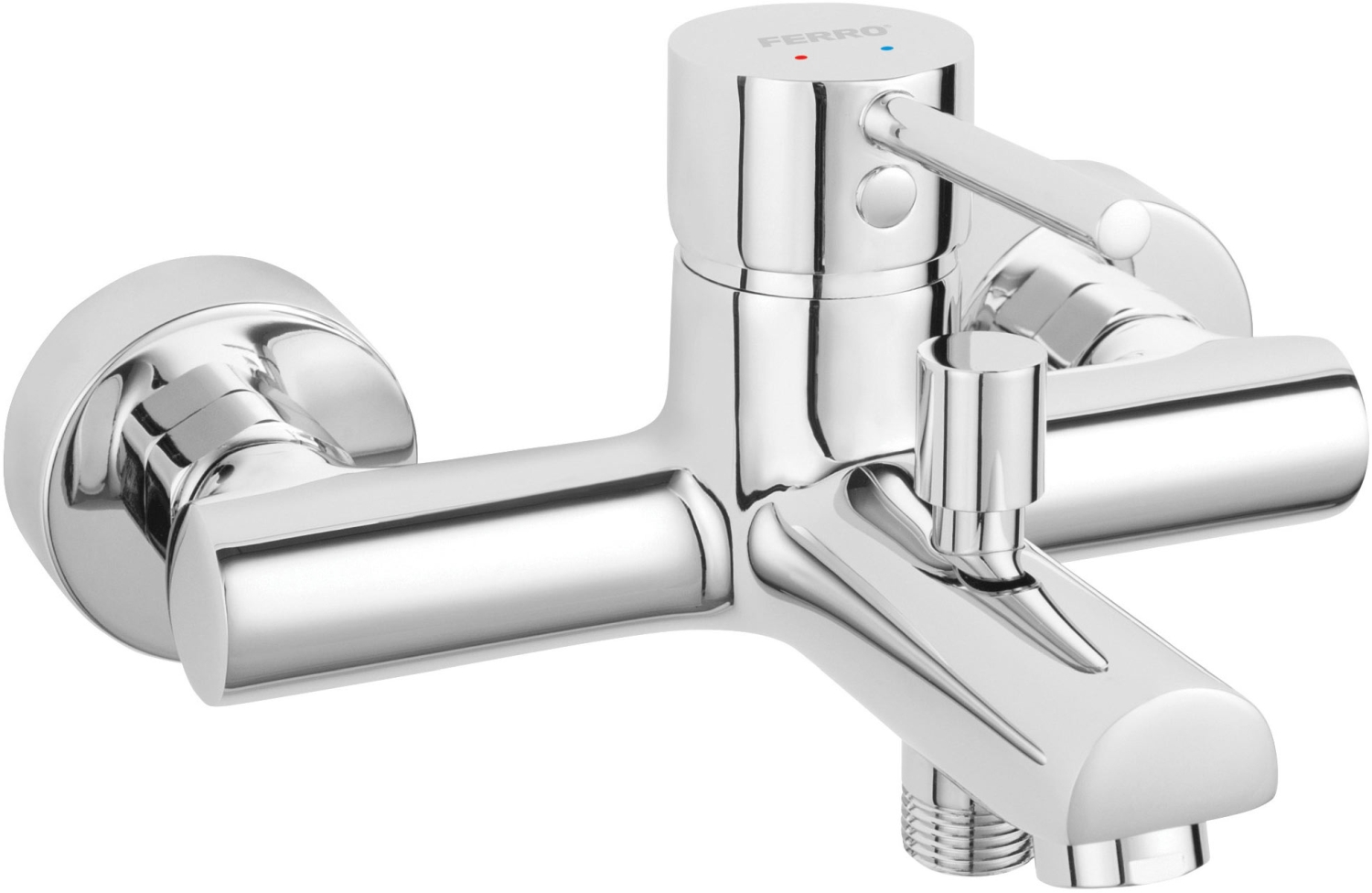Ferro Fiesta vanová baterie na stěnu chrom BFI1