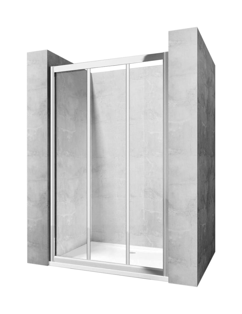 Rea Alex sprchové dveře 80 cm posuvné chrom lesk/průhledné sklo REA-K0287