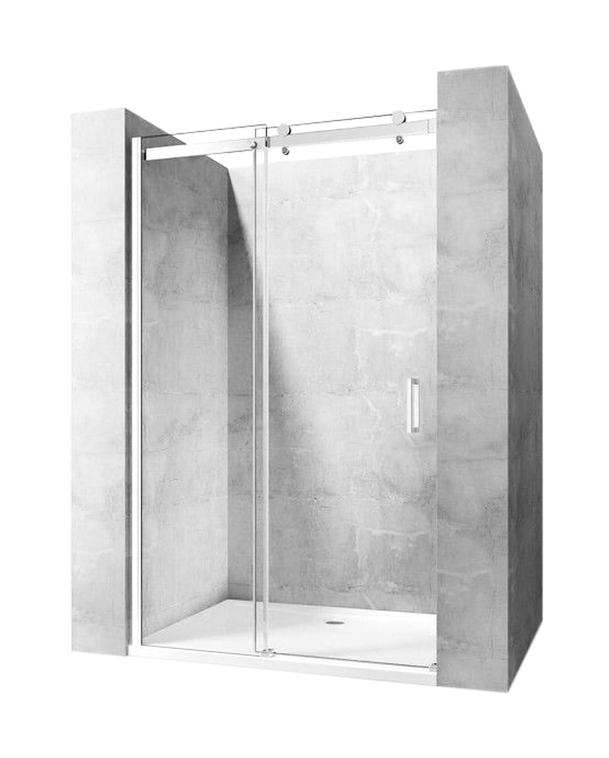 Rea Nixon-2 sprchové dveře 140 cm posuvné chrom lesk/průhledné sklo REA-K5006