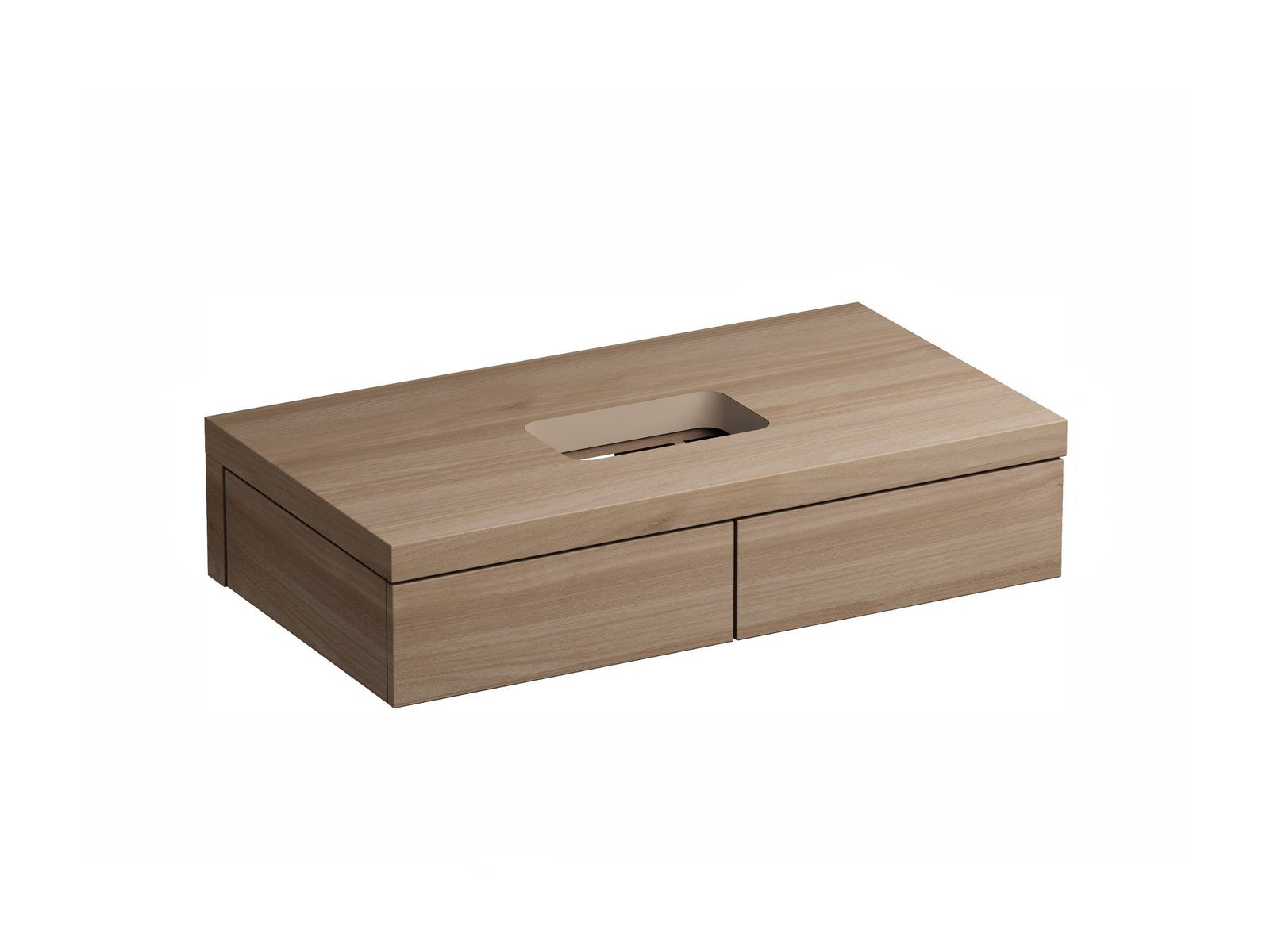 Ravak Formy skříňka 120x55x22 cm pod umyvadlo závěsná ořechová X000001037