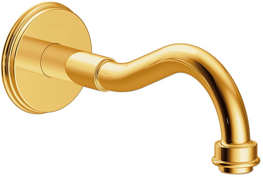 Tres Monoclasic výtok baterie Umyvadlová zlatá 242.173.01.OR