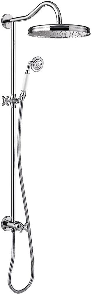 Tres Monoclasic sprchová sada na stěnu chrom 242.476.02