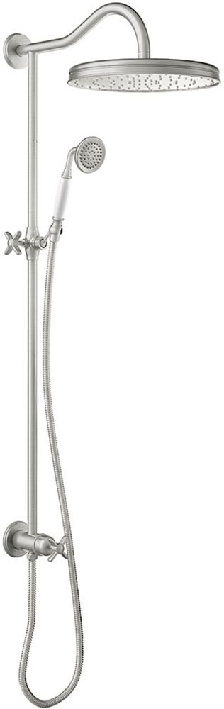 Tres Monoclasic sprchová sada na stěnu ocel 242.476.02.AC