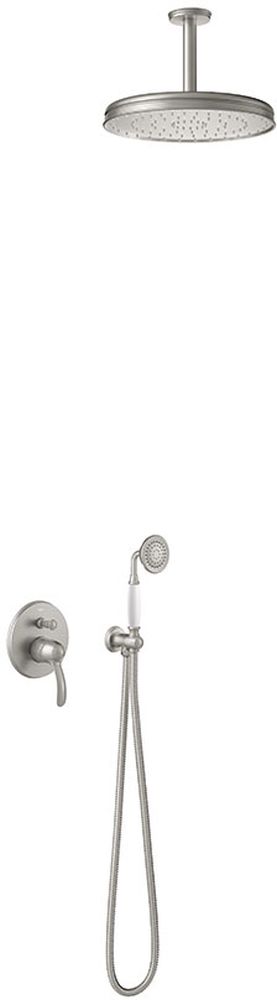 Tres Monoclasic sprchová sada pod omítku s dešťovou sprchou ocel 242.180.04.AC