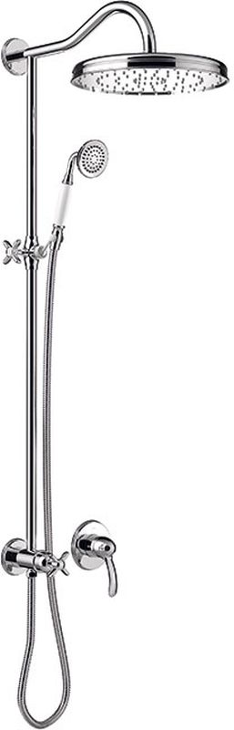 Tres Monoclasic sprchová sada pod omítku s dešťovou sprchou chrom 242.177.03