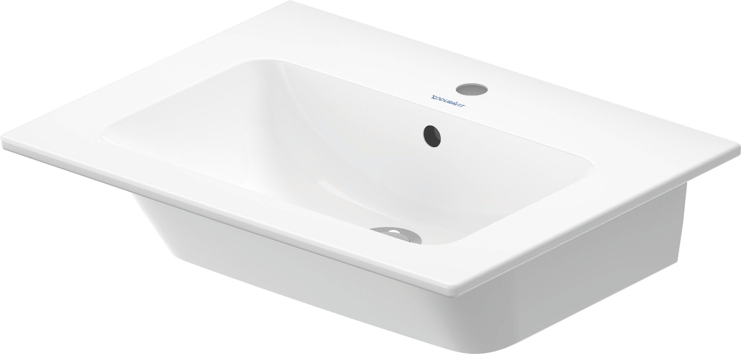 Duravit ME by Starck umyvadlo 63x49 cm obdélníkový klasický-nábytkový bílá 23366300001