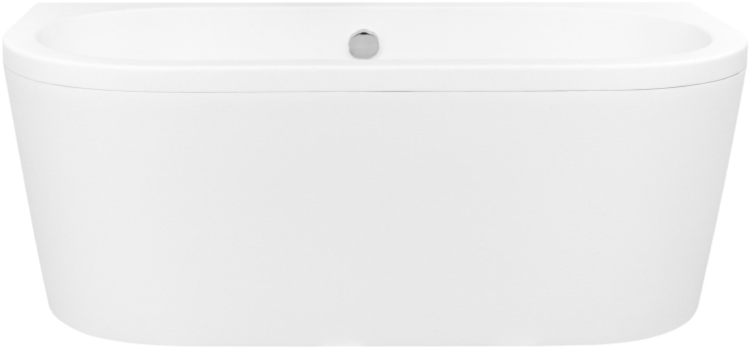 Besco Volya vana ke stěně 150x75 cm oválná bílá #WKV-150-WS