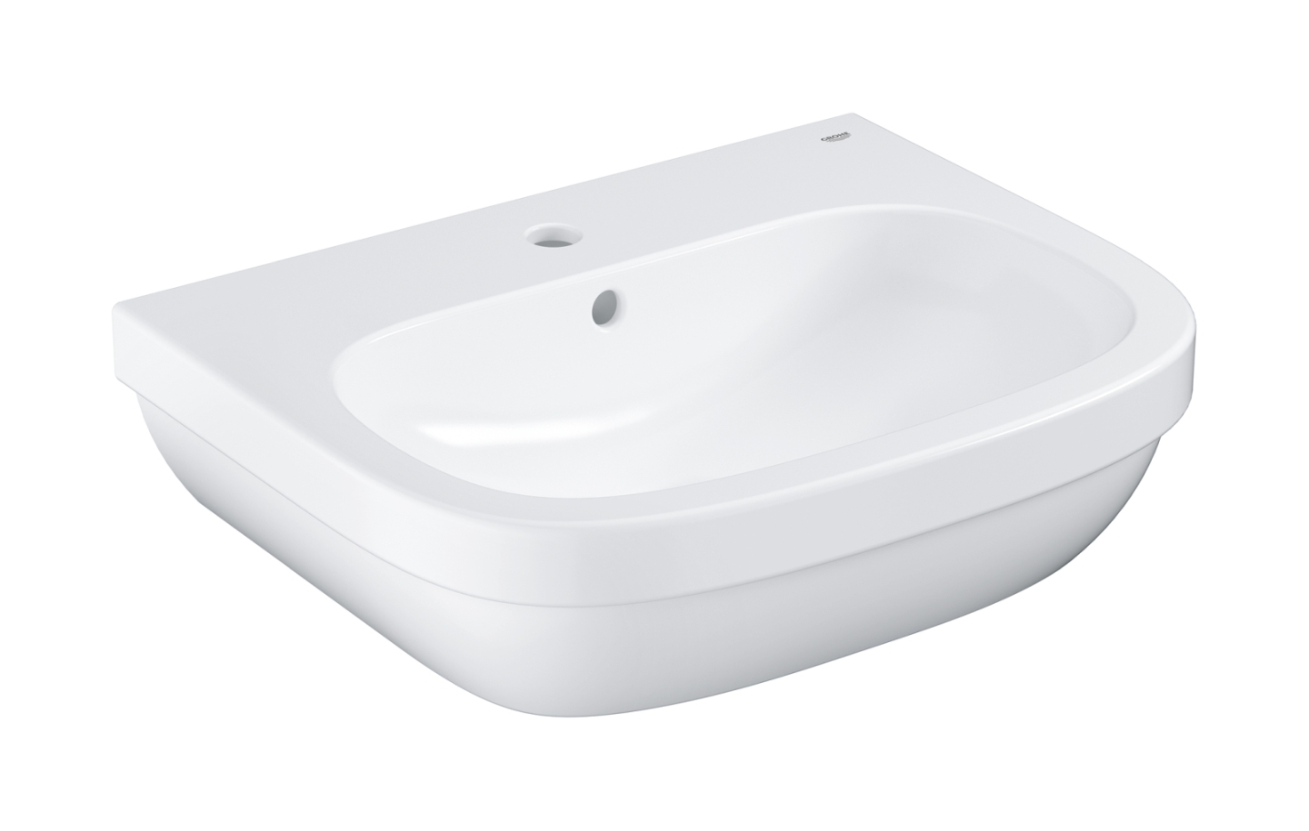 Grohe Euro Ceramic umyvadlo 60x48 cm půlkruhový klasický bílá 39335000