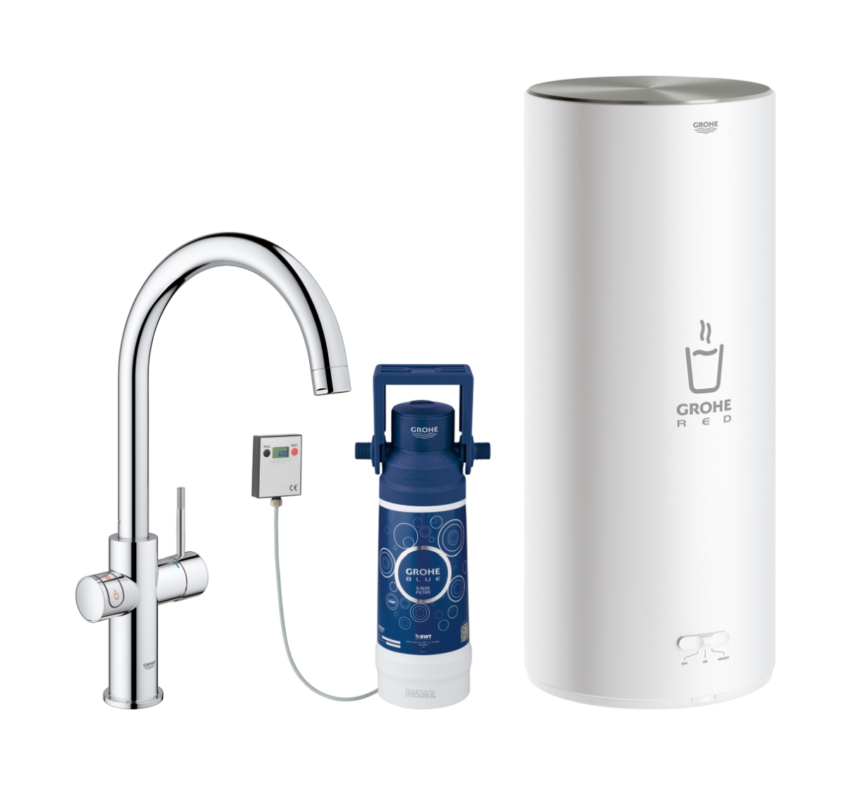 Grohe Red kuchyňská baterie stojící chrom 30079001