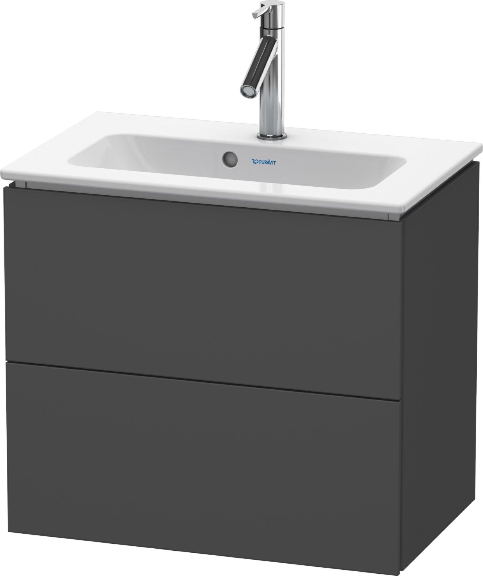 Duravit L-Cube skříňka 62x39.1x55 cm pod umyvadlo závěsná grafitová LC625604949